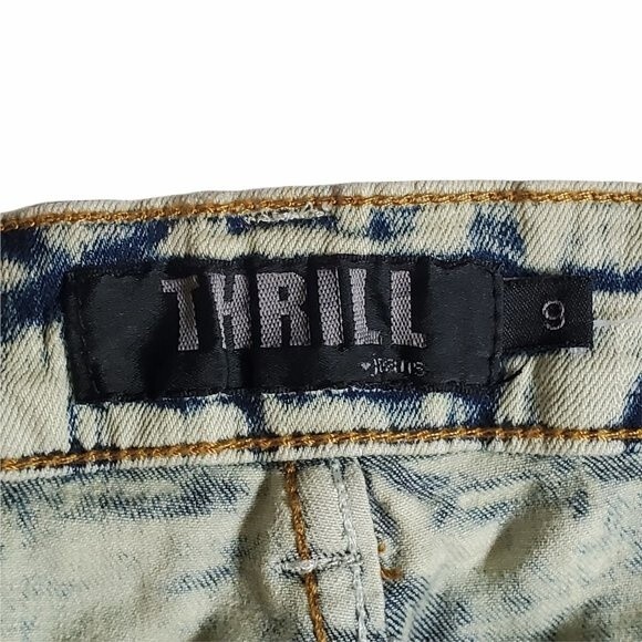 Thrill The Collection Skinny Acid Wash Jeans sz 9 - Picture 10 of 12